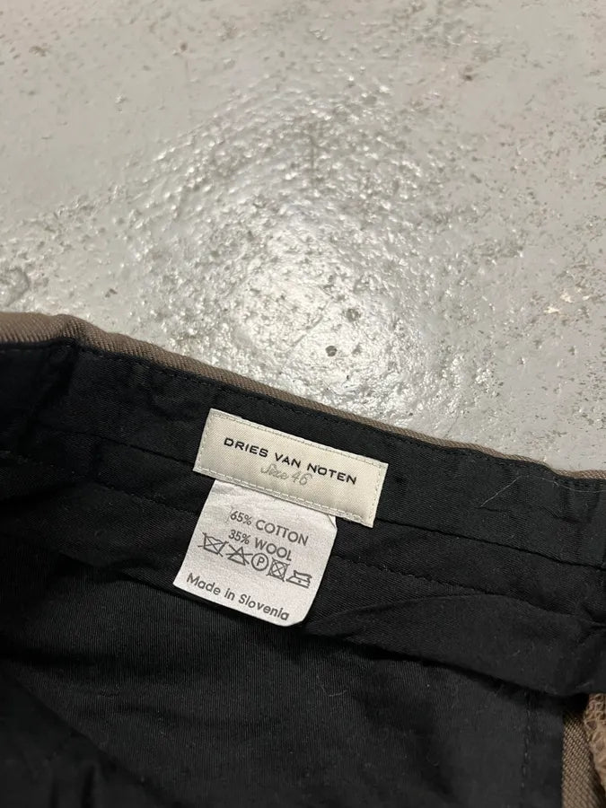 Dries Van Noten Brown Straight Pants gIfTEku 9