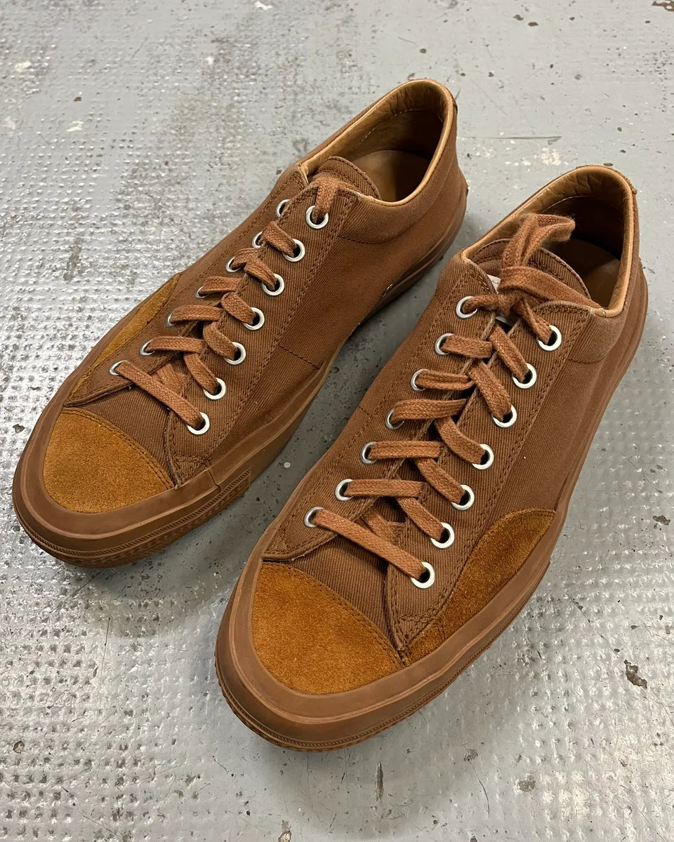 Dries Van Noten Brown Tan Suede Low-Top Sneakers LMlnqXQ 1