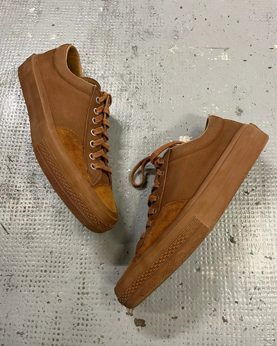 Dries Van Noten Brown Tan Suede Low-Top Sneakers LMlnqXQ 2