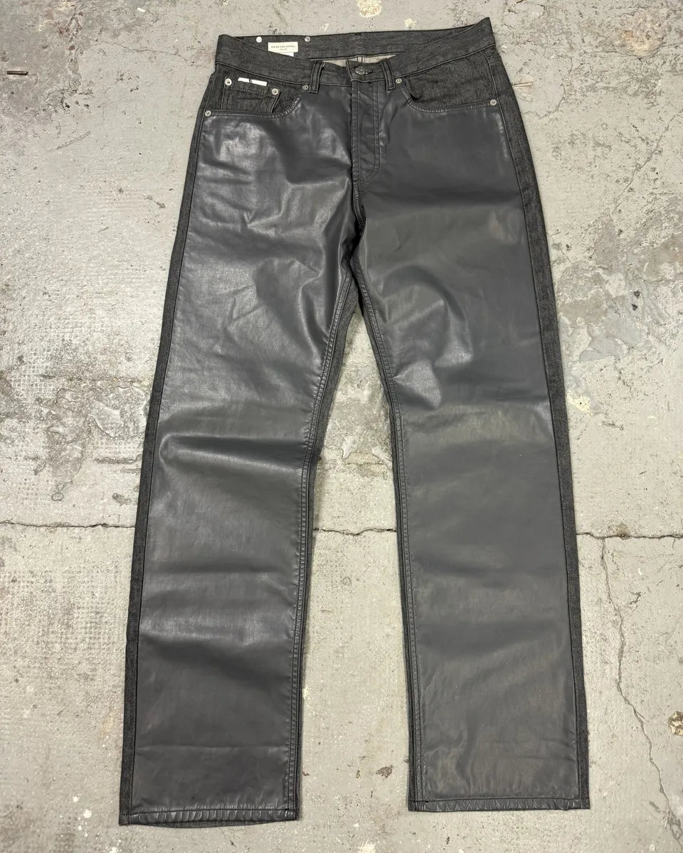 Dries Van Noten Brut Denim Grey Front Carpenter Jeans (S/M) 2