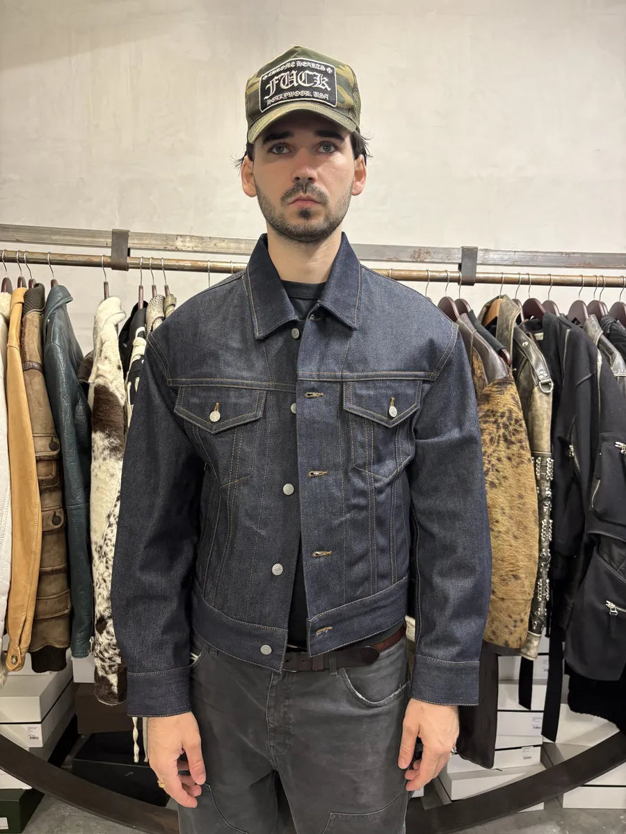 Dries Van Noten Brut Denim Selvedge Jacket oSPmTUF 2