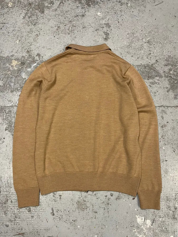 Dries Van Noten Camel Beige Zip-up Sweater zSEOuph 6
