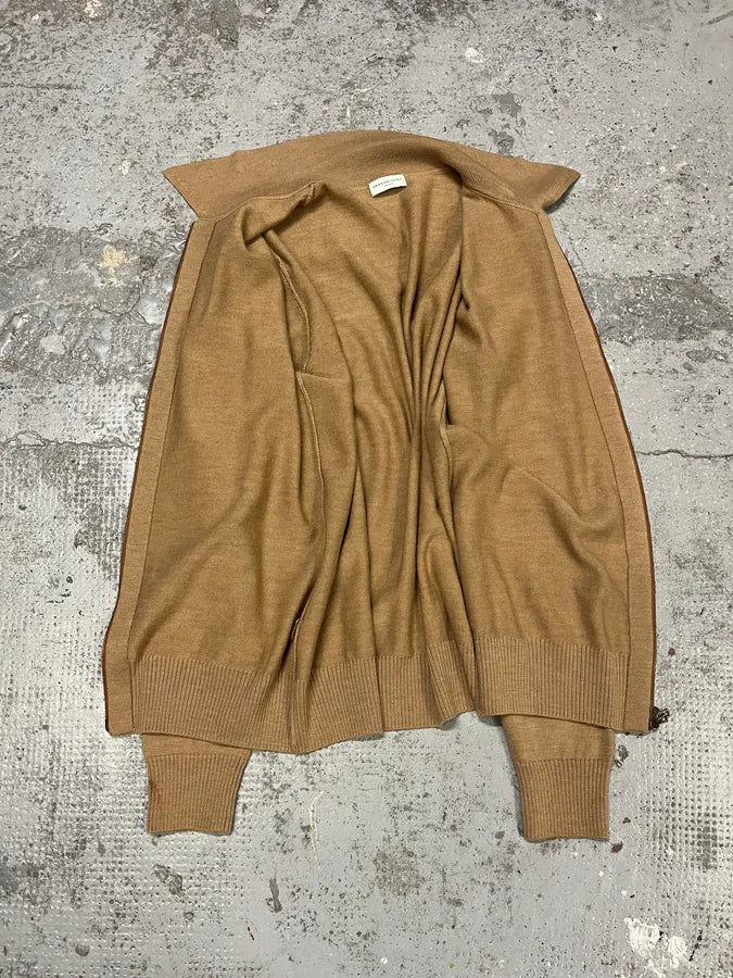 Dries Van Noten Camel Beige Zip-up Sweater zSEOuph 7
