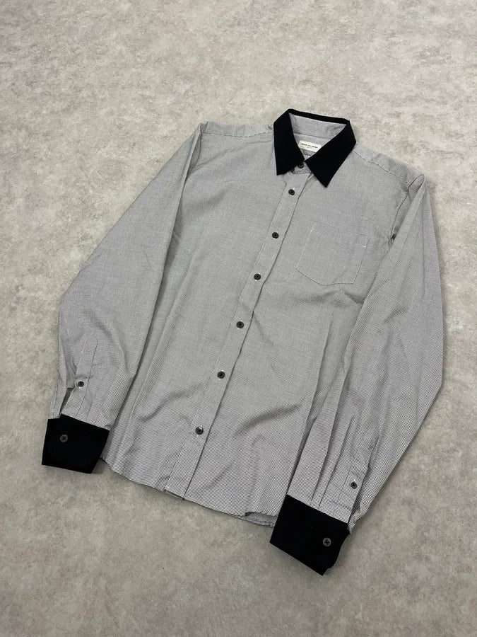 Dries Van Noten Checkered Black & White Shirt ofQoCYq 3