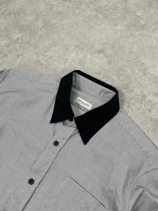 Dries Van Noten Checkered Black & White Shirt ofQoCYq 4