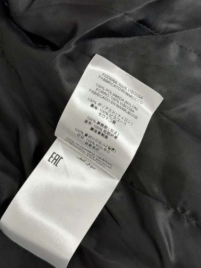 Dries Van Noten Contemporary Plissed Black Blazer Jacket gvdeiuU 10