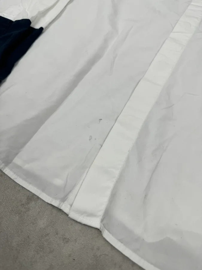 Dries Van Noten Contemporary White & Navy Shirt SSvpqNM 6