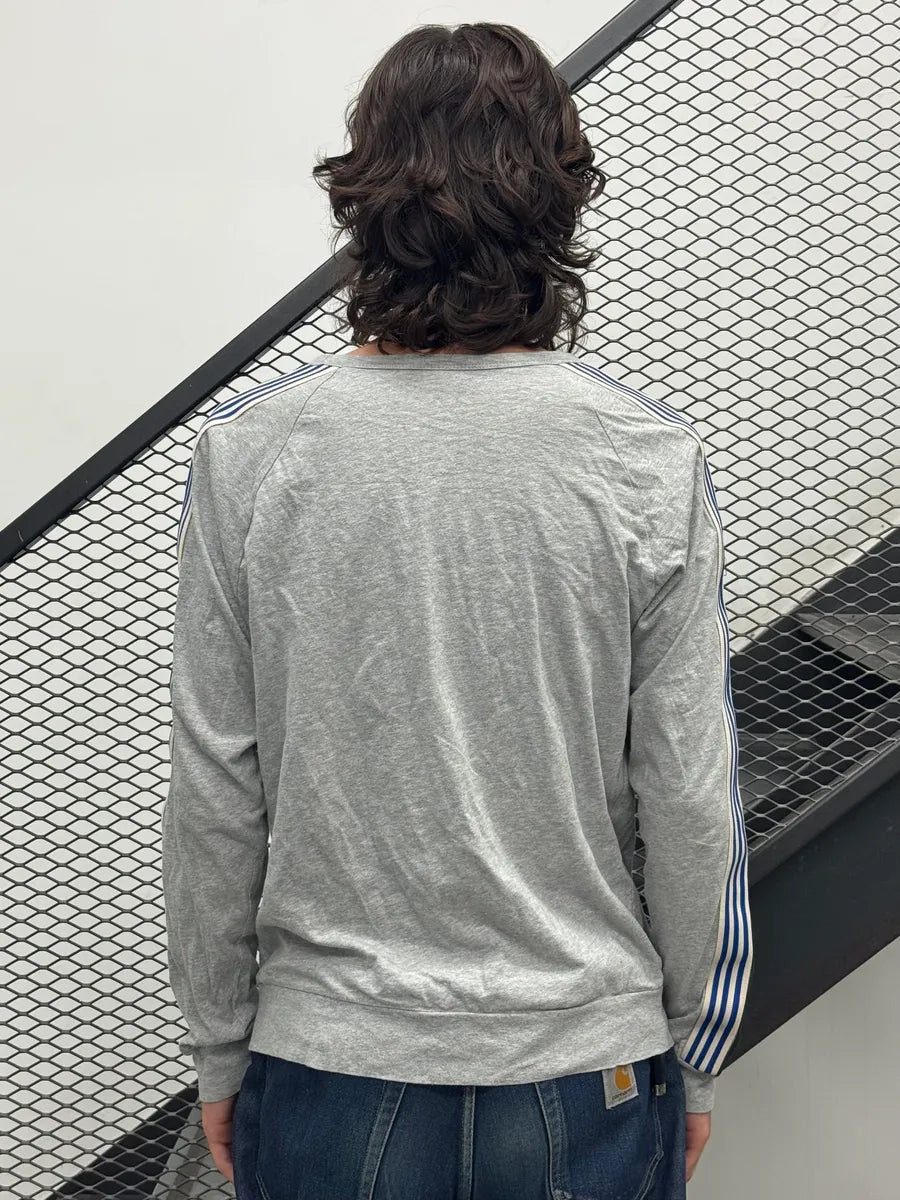 Dries Van Noten Contrast Stripes Grey Longsleeve JfeADtC 2