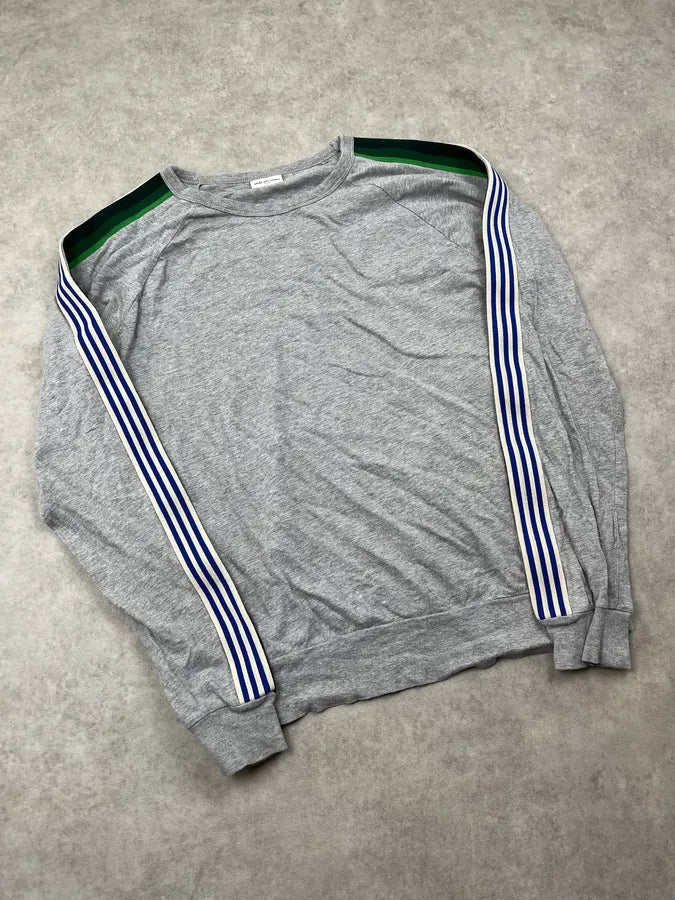 Dries Van Noten Contrast Stripes Grey Longsleeve JfeADtC 3