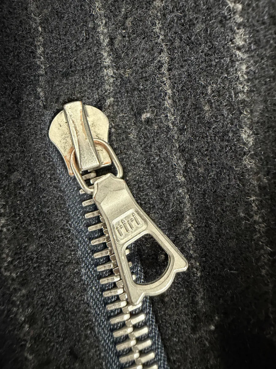 Dries Van Noten Dark Wool Striped Zip-up Jacket ttQEoxC 6