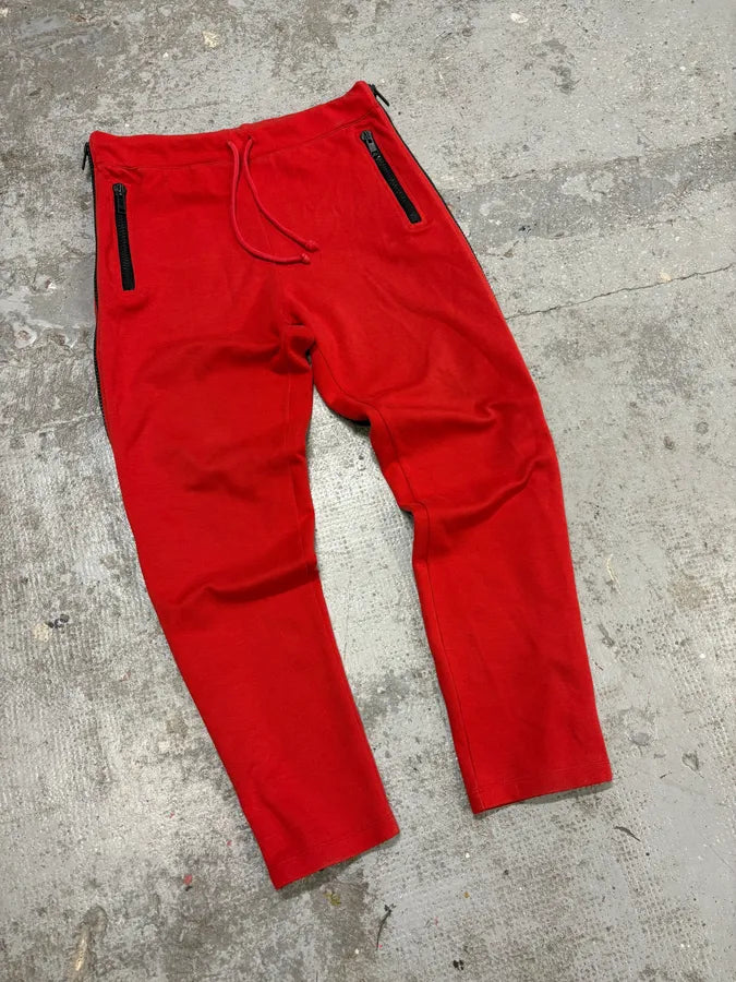 Dries Van Noten Full Zip Demon Black & Red Sweatpants BbBRpRX 4