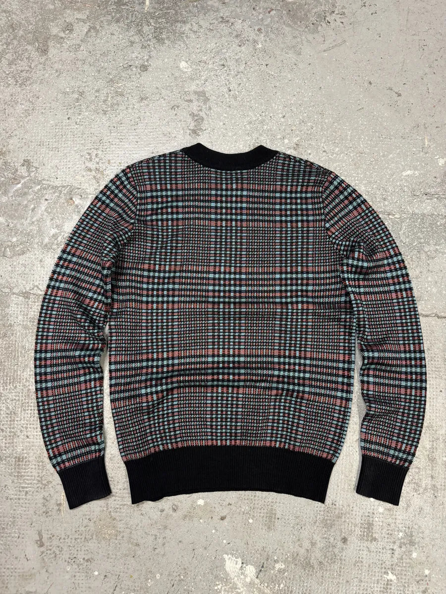 Dries Van Noten Geometrical Pattern Wool Knit Sweater BwTVQtq 1