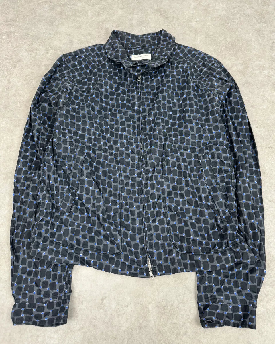 Dries Van Noten Grey & Blue Light Zip Up Jacket  XMpOgJY 3