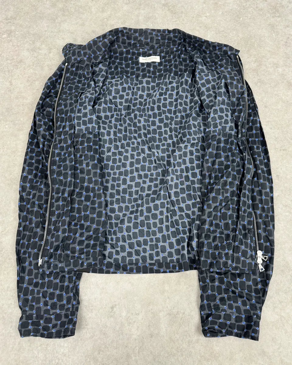 Dries Van Noten Grey & Blue Light Zip Up Jacket  XMpOgJY 7
