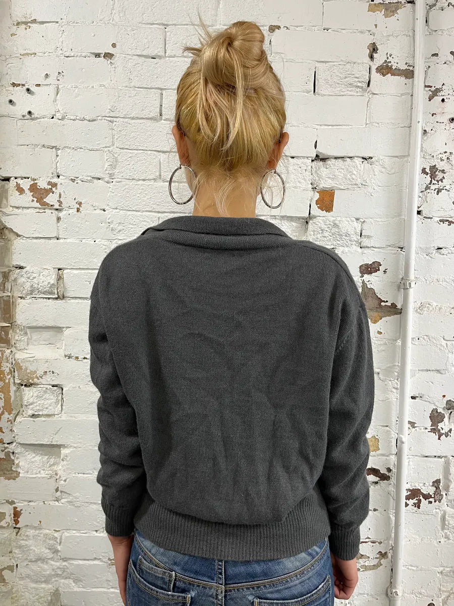 Dries Van Noten Grey Alpaca Buttoned Cardigan QxFersQ 2