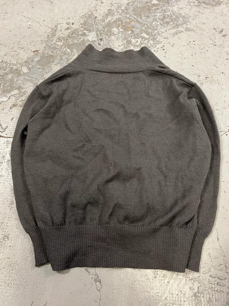 Dries Van Noten Grey Alpaca Buttoned Cardigan QxFersQ 5