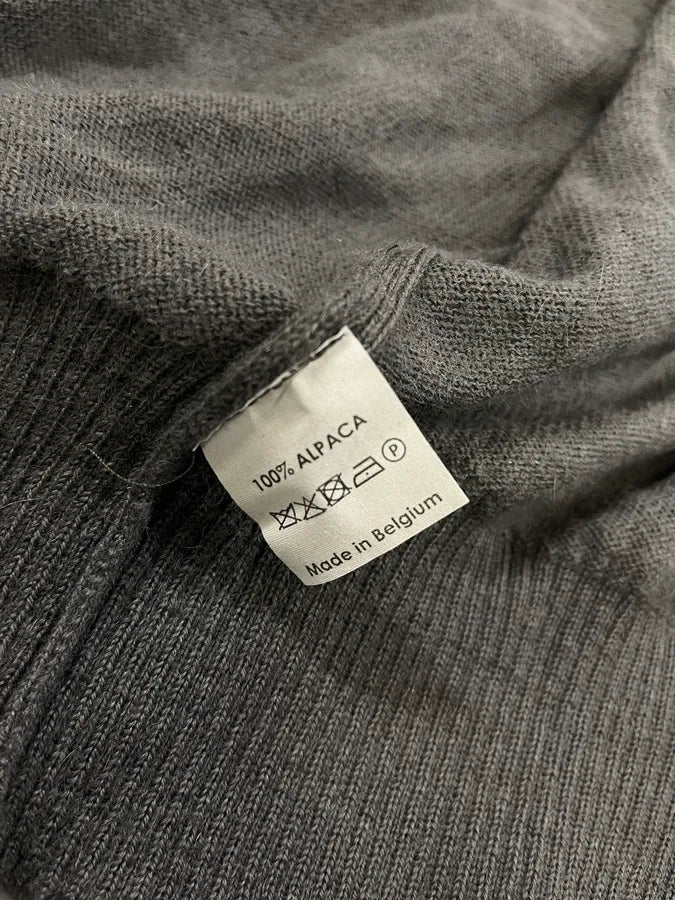 Dries Van Noten Grey Alpaca Buttoned Cardigan QxFersQ 8