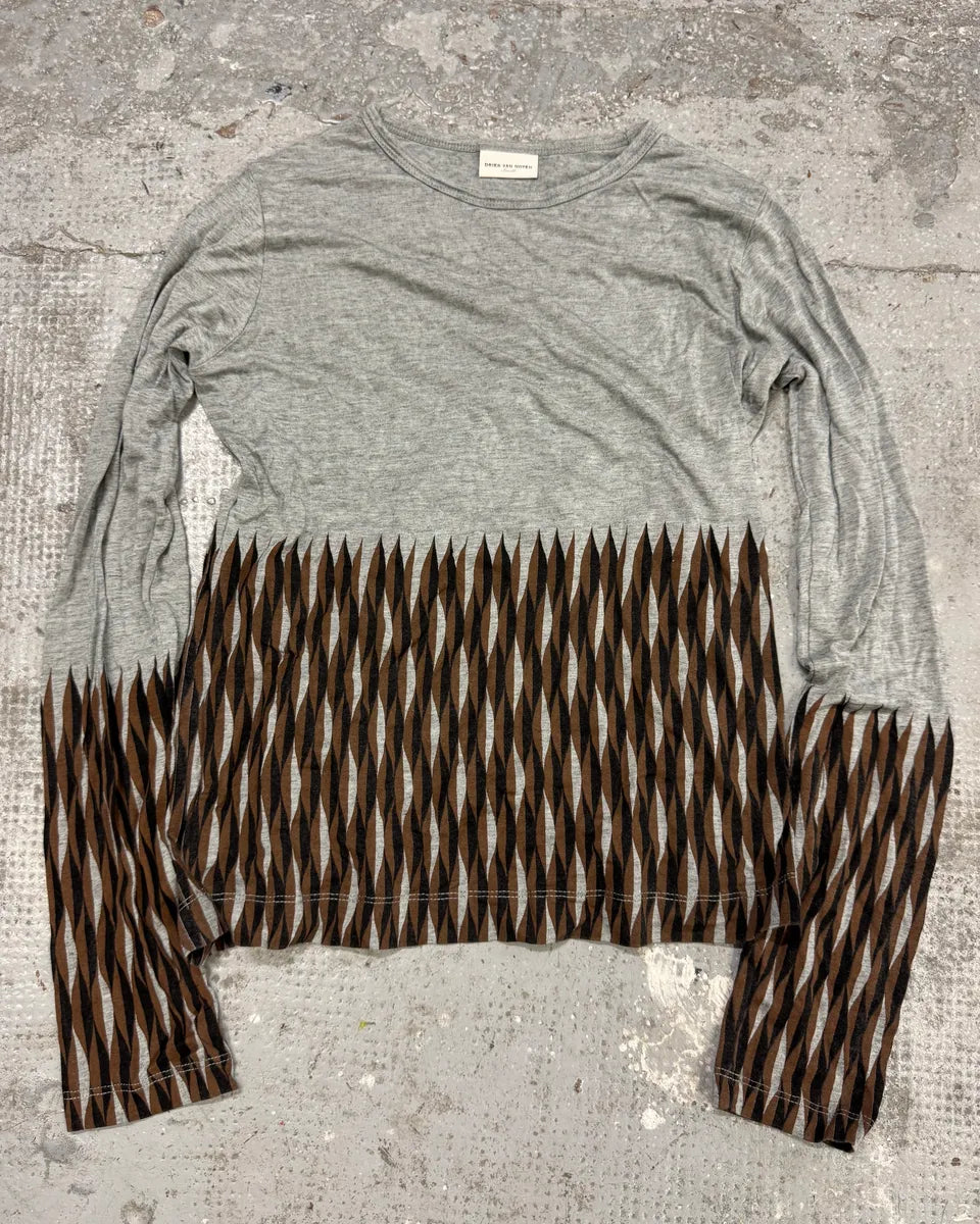 Dries Van Noten Grey Contemporary Longsleeves uvVoytH 0