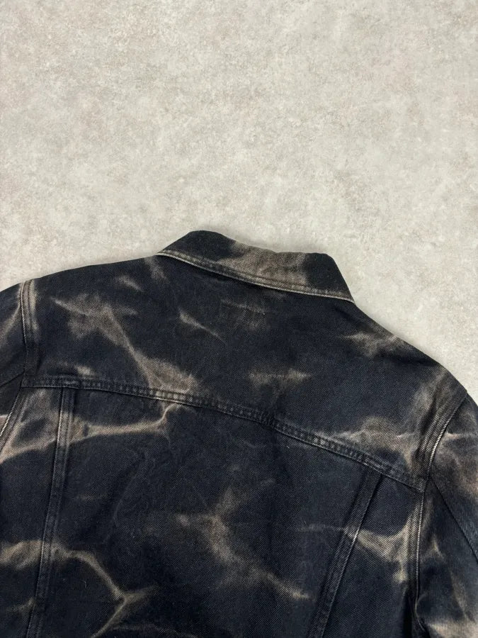 Dries Van Noten Grey Cotton Acid Wash Denim Jacket nJQTSqa 3