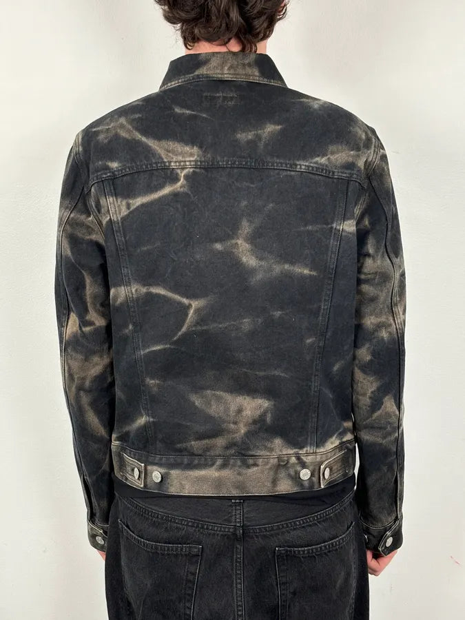 Dries Van Noten Grey Cotton Acid Wash Denim Jacket nJQTSqa 2