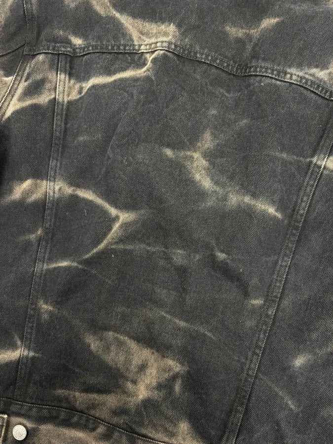 Dries Van Noten Grey Cotton Acid Wash Denim Jacket nJQTSqa 9