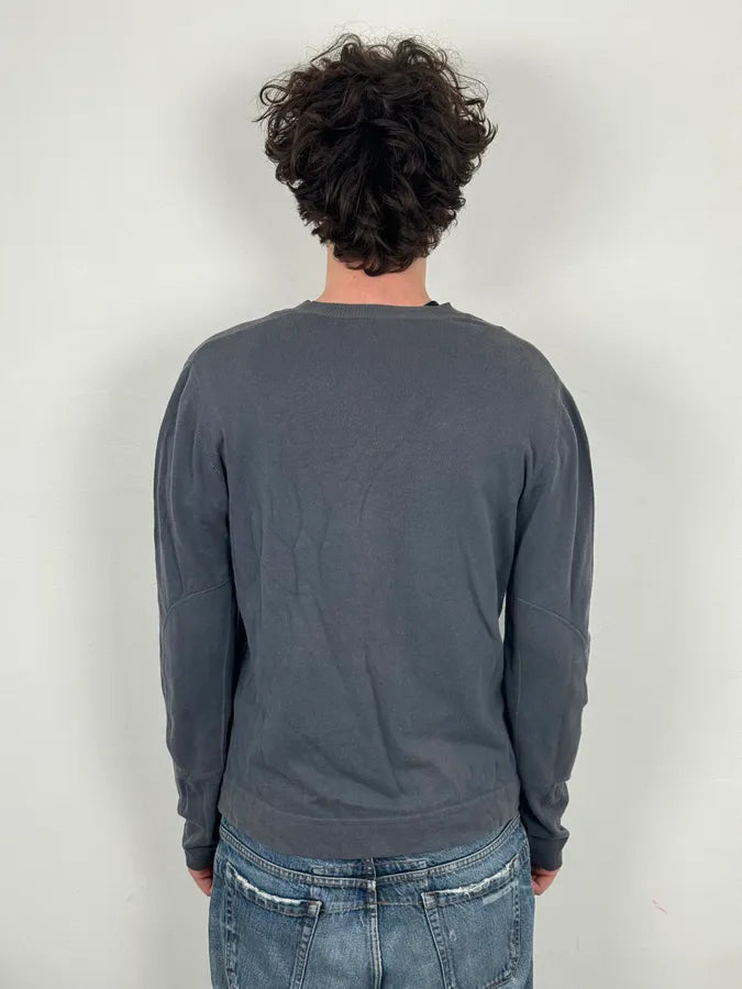 1990s Dries Van Noten Blue Grey V-Neck Sweater  zVeHABo 2