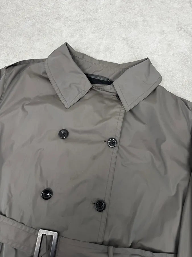 Dries Van Noten Grey Premium Trench Coat tAJtwZB 4