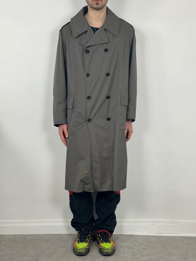 Dries Van Noten Grey Premium Trench Coat tAJtwZB 0