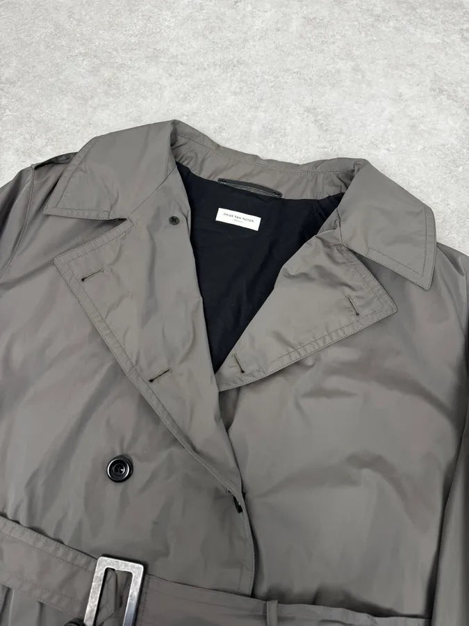 Dries Van Noten Grey Premium Trench Coat tAJtwZB 5