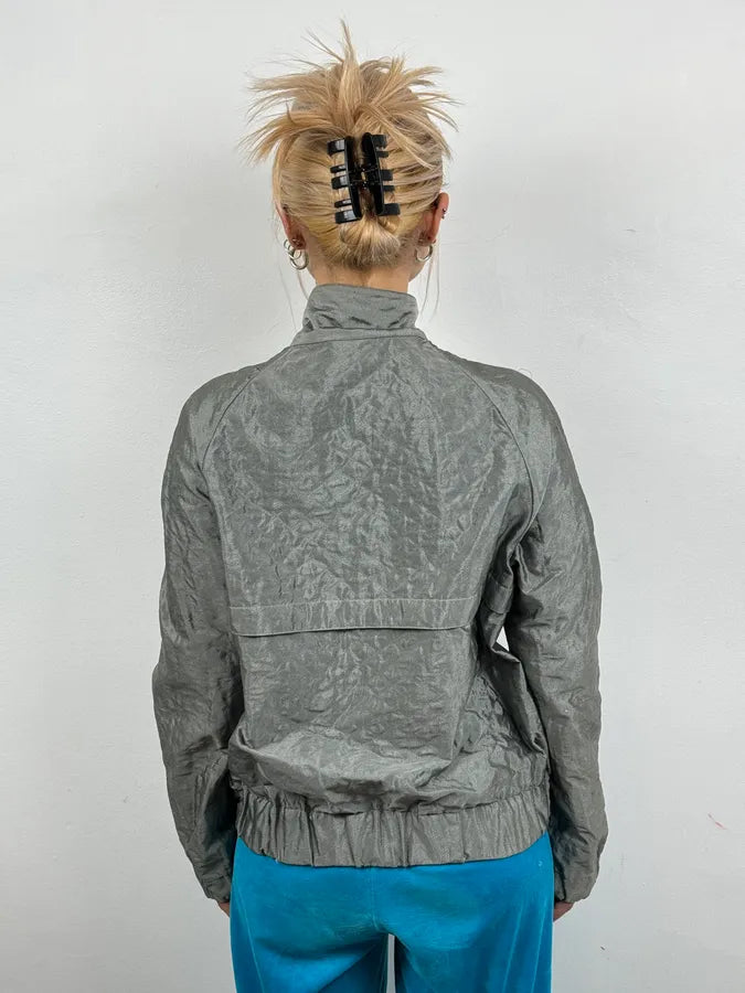 Dries Van Noten Grey Quilted Relief Jacket VznAwnl 2