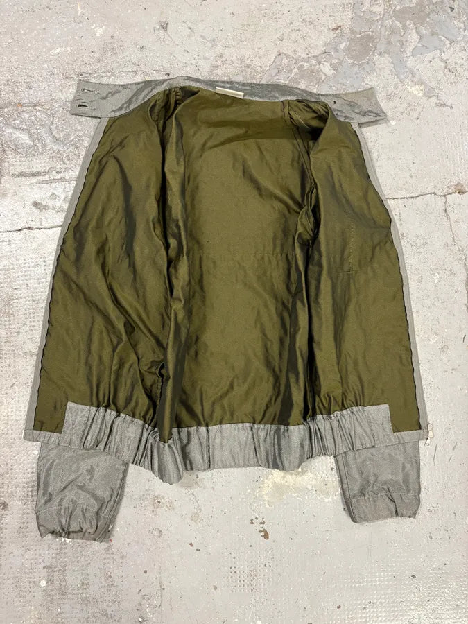 Dries Van Noten Grey Silk Quilted Jacket LmZjOJq 5