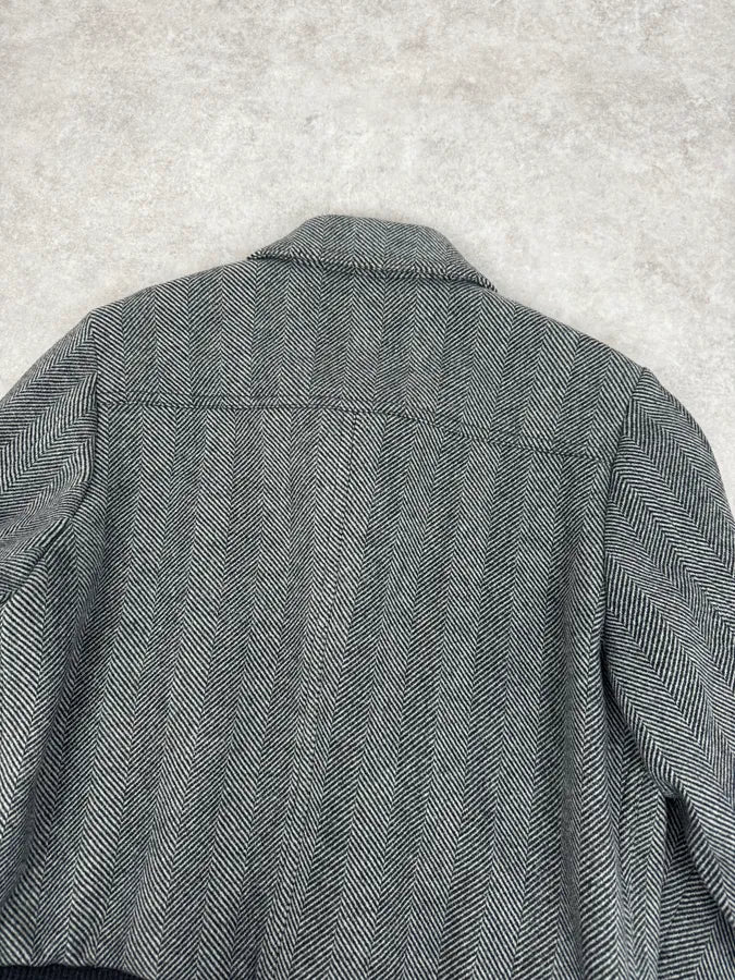 Dries Van Noten Grey Wool Classy Bomber Jacket AyHAhEK 5