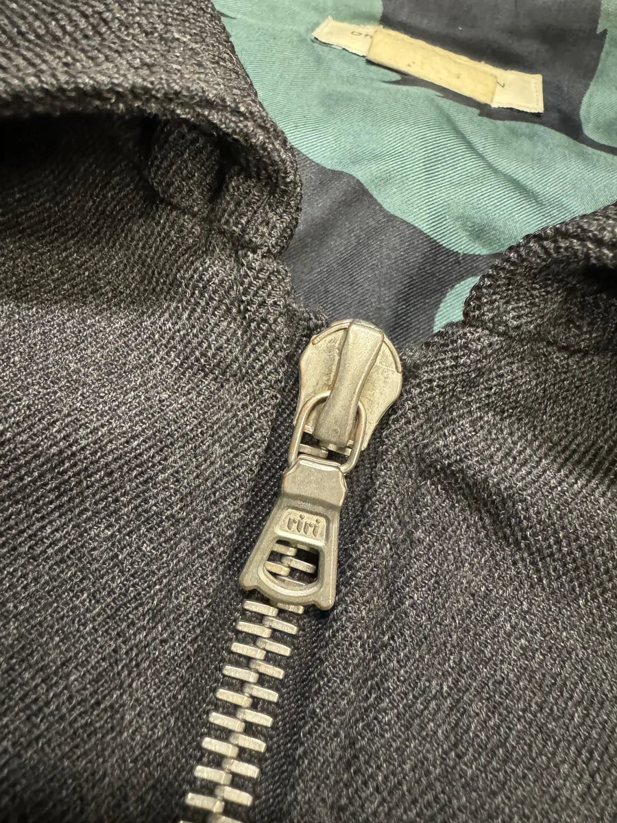 Dries Van Noten Grey Wool Lined Bomber Jacket (L) cZWimaZ 10