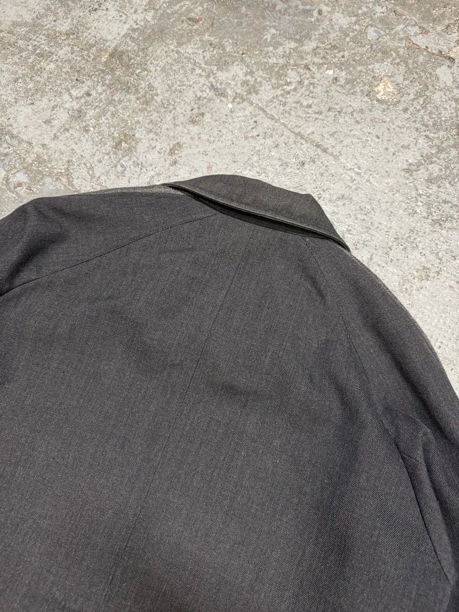 Dries Van Noten Grey Wool Lined Bomber Jacket (L) cZWimaZ 8