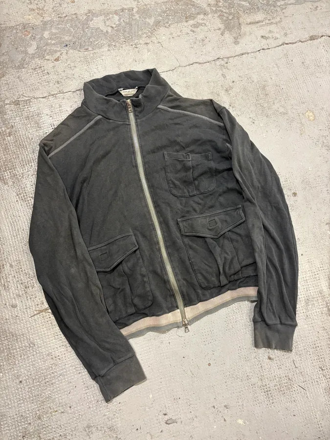 Dries van Noten Grey Zip Cargo Track Sweater  QCppAXR 3