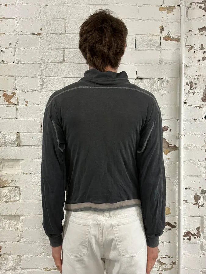 Dries van Noten Grey Zip Cargo Track Sweater  QCppAXR 2