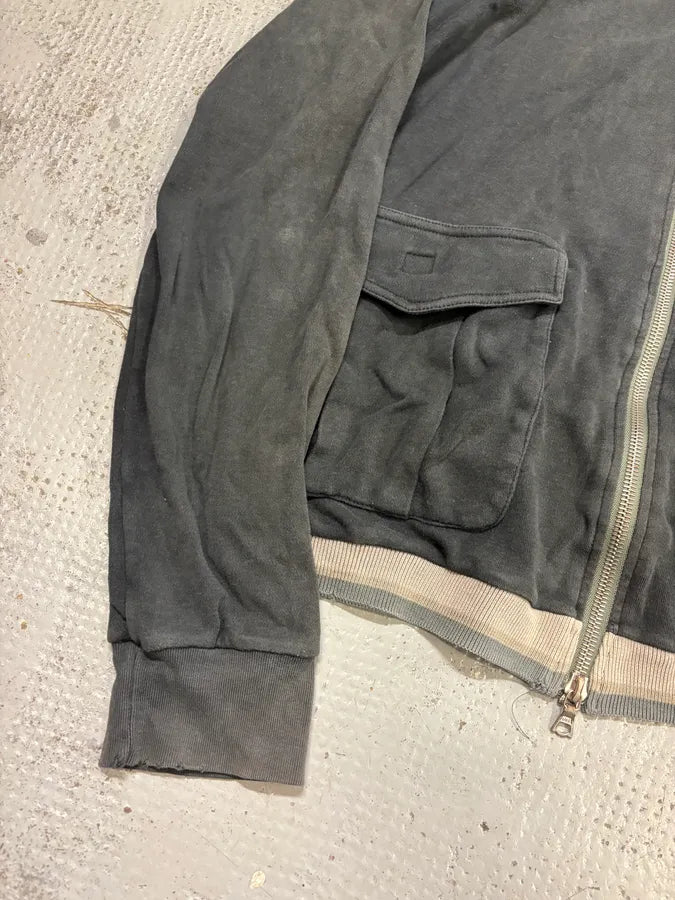 Dries van Noten Grey Zip Cargo Track Sweater  QCppAXR 7