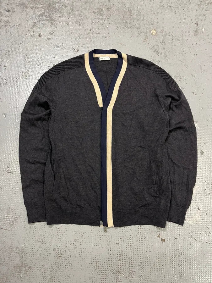 Dries Van Noten Grey Zip-up Sweater tlnsoTA 0