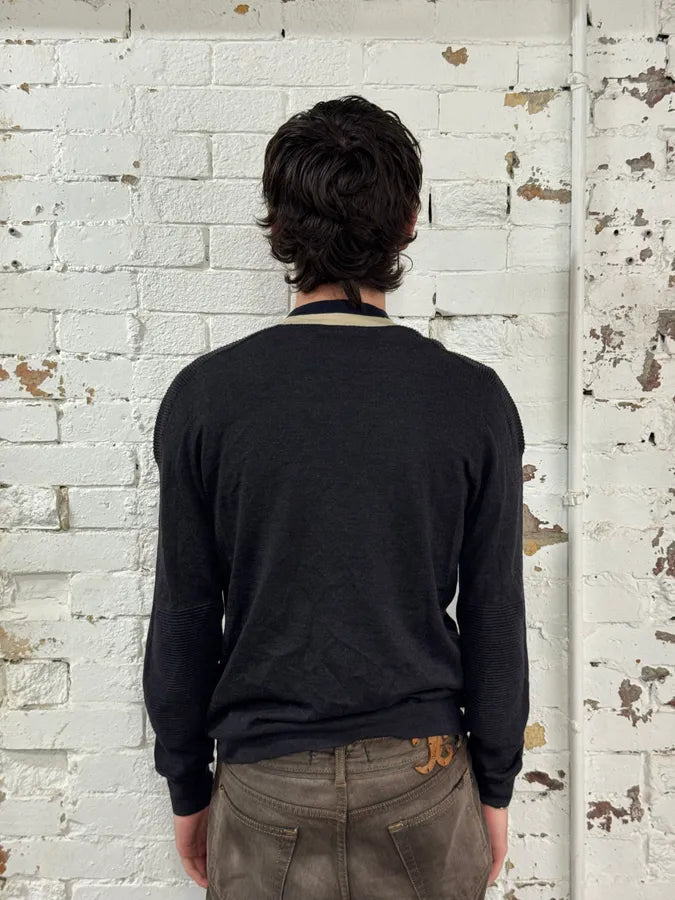 Dries Van Noten Grey Zip-up Sweater tlnsoTA 2