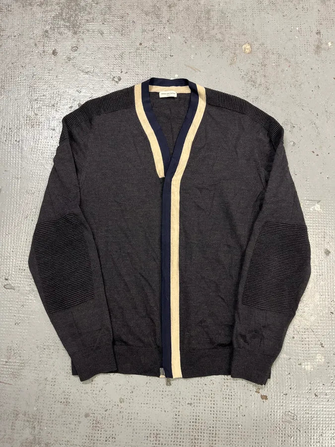 Dries Van Noten Grey Zip-up Sweater tlnsoTA 3