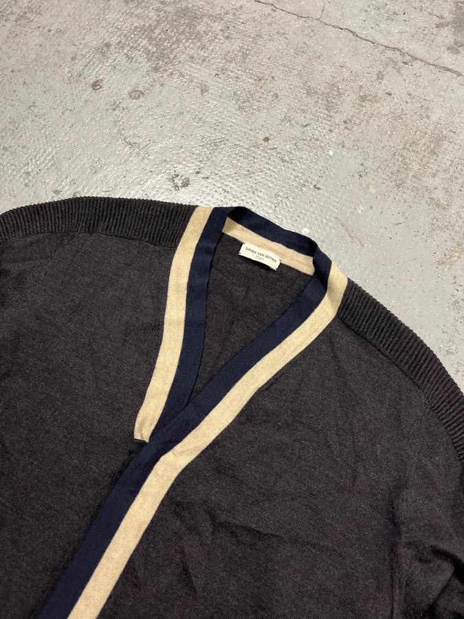 Dries Van Noten Grey Zip-up Sweater tlnsoTA 4