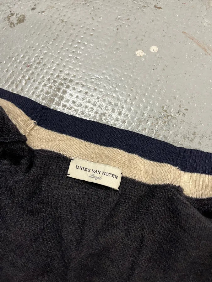 Dries Van Noten Grey Zip-up Sweater tlnsoTA 9