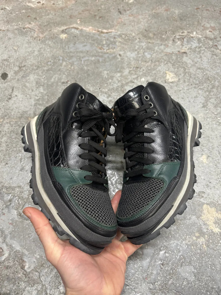 Dries Van Noten High Leather Black Suede Shoes (41eu/us8) 1