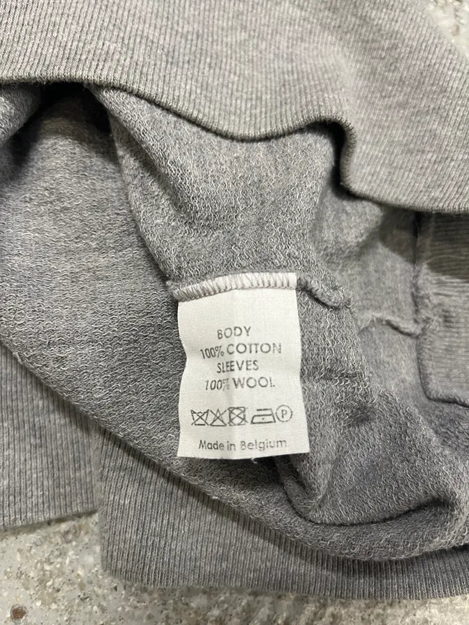 Dries Van Noten Hybrid Grey Checkered Arm Grey Sweater (S/M) KbieiMo 7