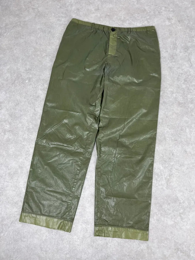 Dries Van Noten Khaki Nylon Pants qVYqabC 5