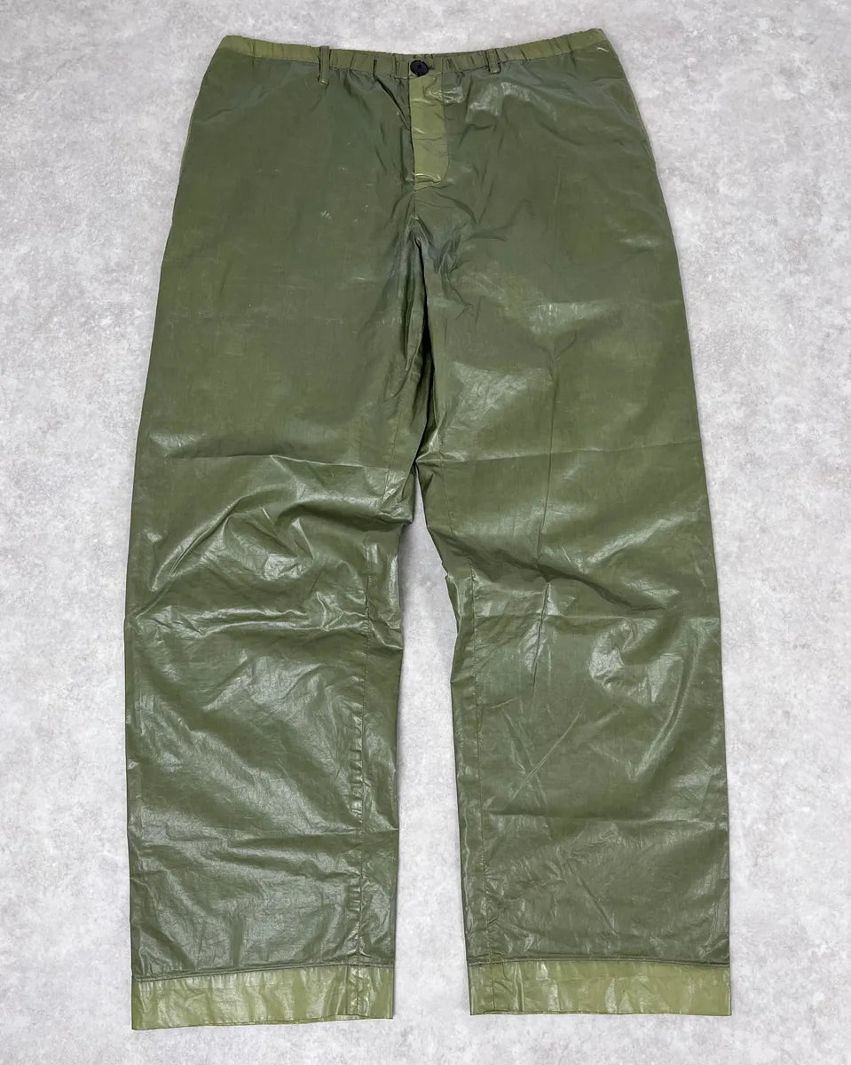 Dries Van Noten Khaki Nylon Pants qVYqabC 0