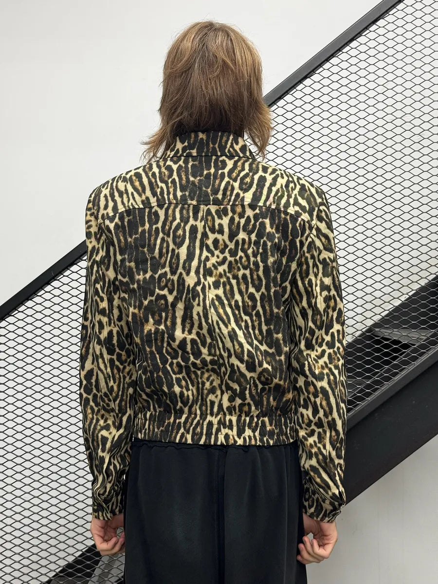 SS2020 Dries Van Noten Leopard Zip-up Bomber Jacket ytopNVm 2