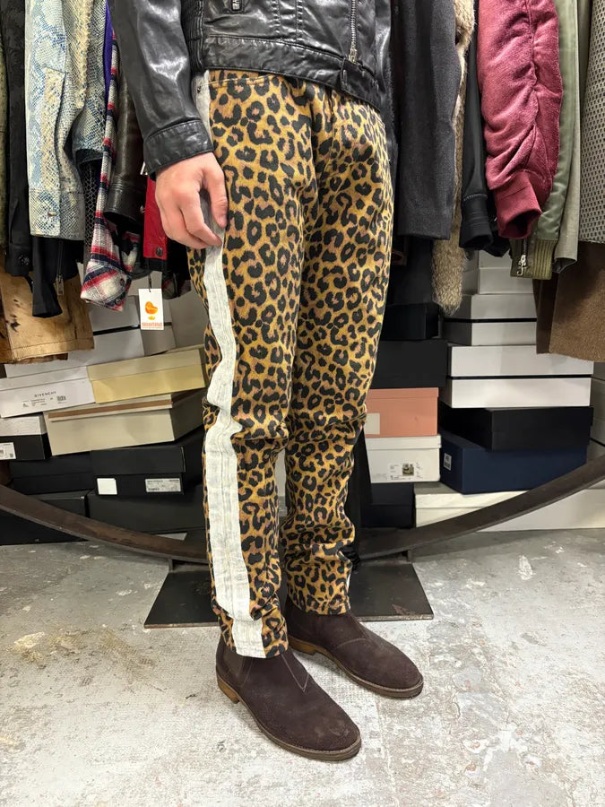 Dries Van Noten Leopard Print Camel Jeans uvfOPAy 3