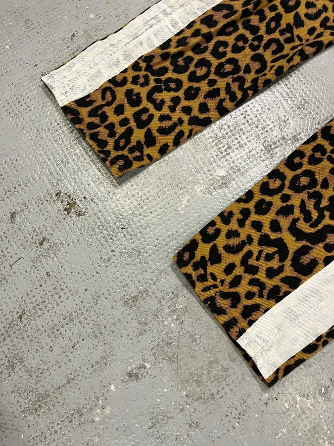 Dries Van Noten Leopard Print Camel Jeans uvfOPAy 6