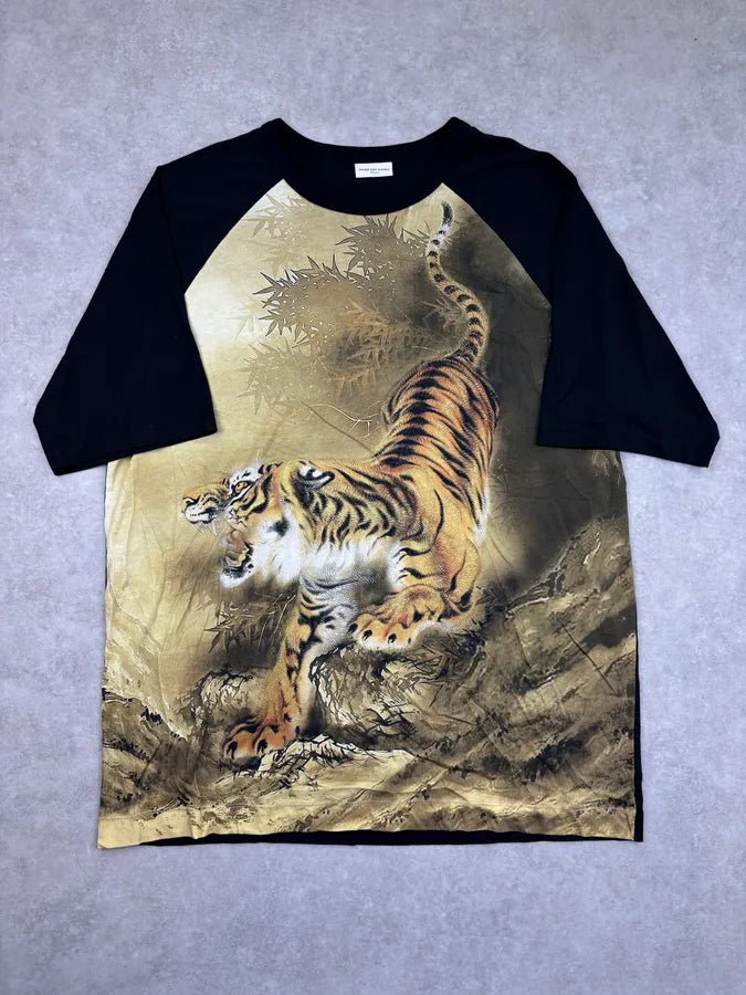 SS2020 Dries Van Noten Black Print Tiger T-shirt  FAynPIR 0